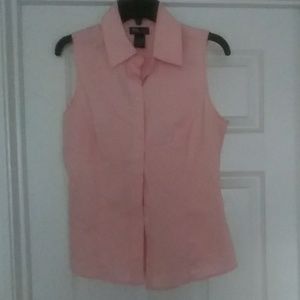 INC Stretch Sofe pink blouse size 8